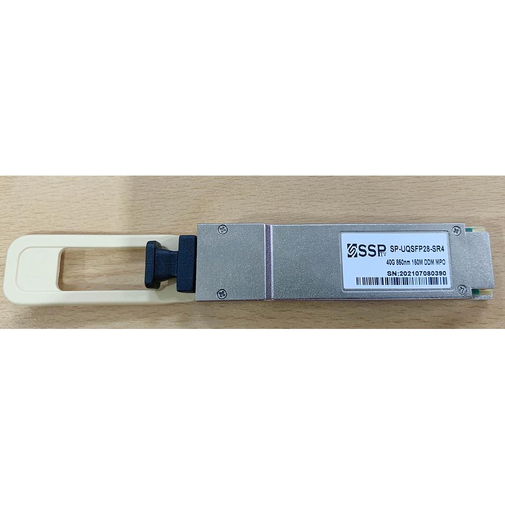 40G QSFP+SR4 Transceiver 150m Via OM4 MPO-12