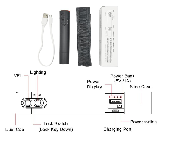 SPVFL-535TM Rechargeable Visual Fault Locator 